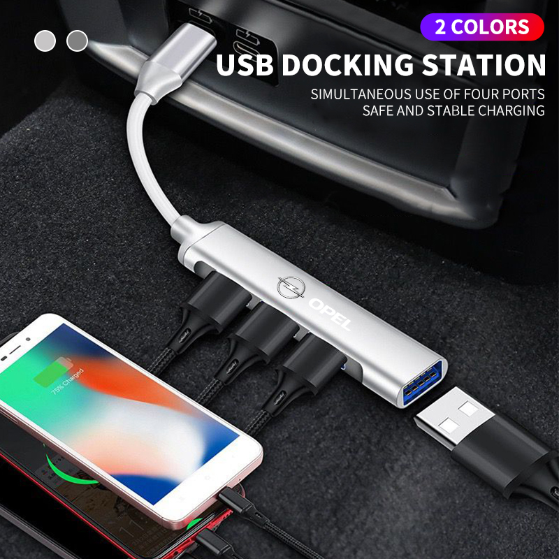 Docking Station Usb C - Car USB Hub Splitter Docking Station