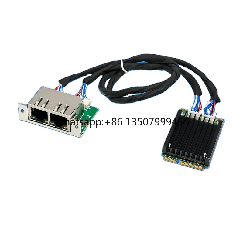 Gigabit Network Card - MiniPCIe I210-T2 Dual Port/RJ45 Gigabit Ethernet