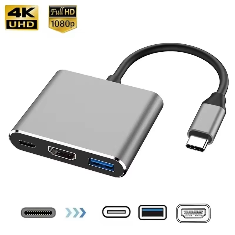 3 IN 1 USB PD HDMI Docking Sta - Docking Station Usb C 评论和价格