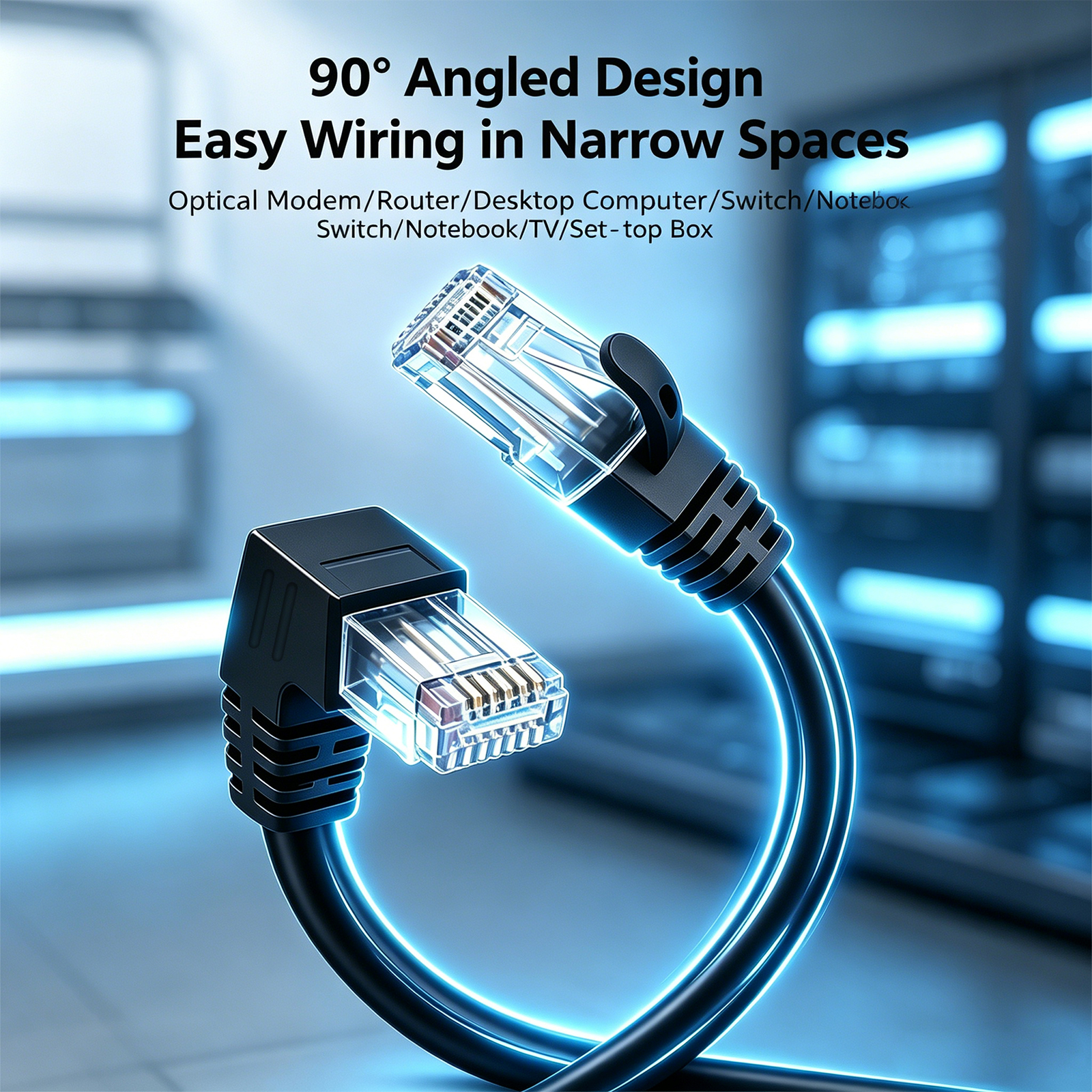 kubie Cat6a RJ45 90 Degree Ang - Patch Panel Cat6 评论和价格
