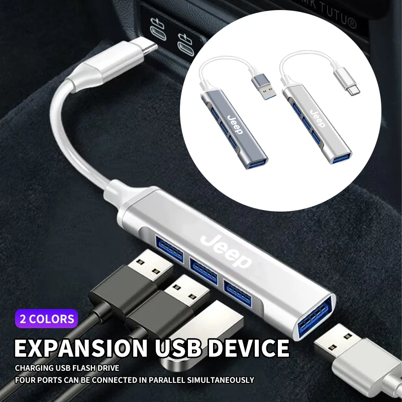 Car USB Hub Splitter Docking S - Docking Station Usb C 评论和价格