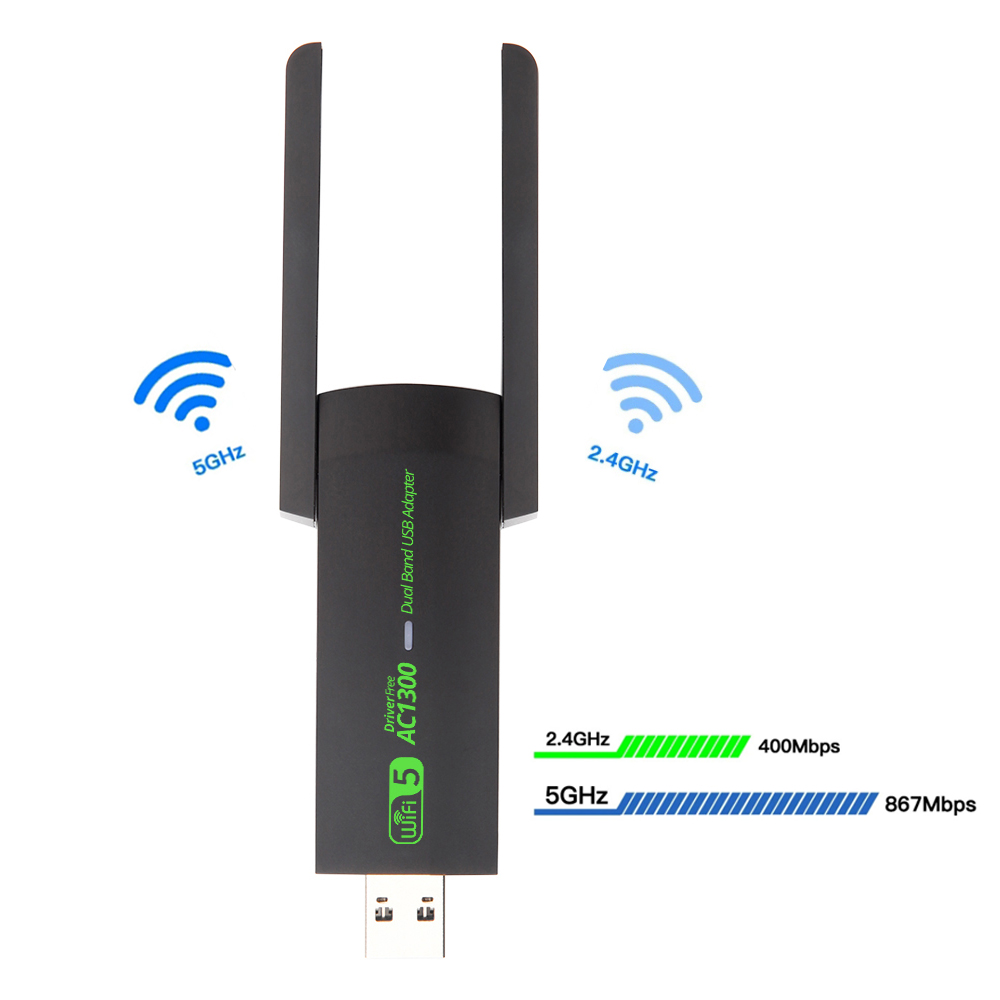 Drive free 1300Mbps Gigabit Du - Gigabit Network Card 评论和价格