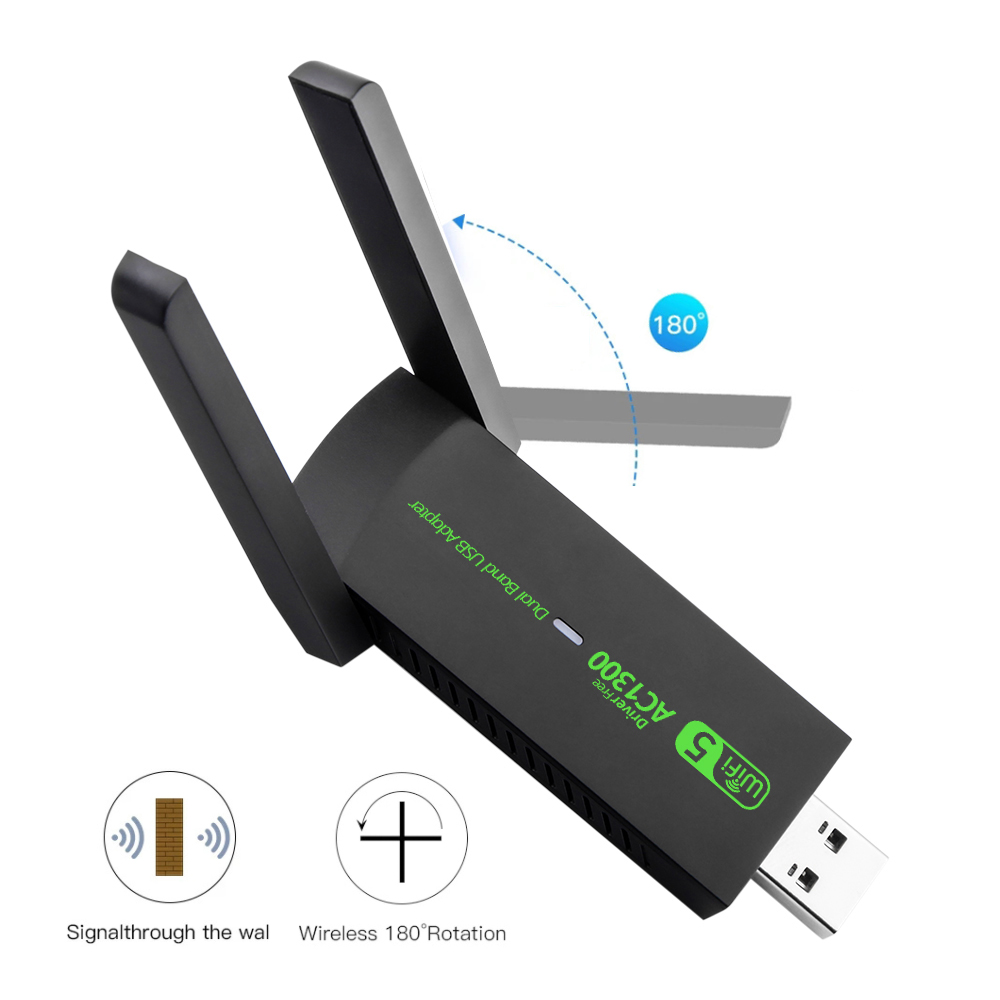 Drive free 1300Mbps Gigabit Du - Gigabit Network Card 评论和价格