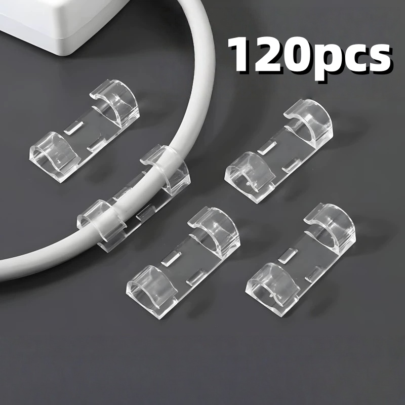 120pcs Strong Transparent Cabl - Office Tech Design 评论和价格