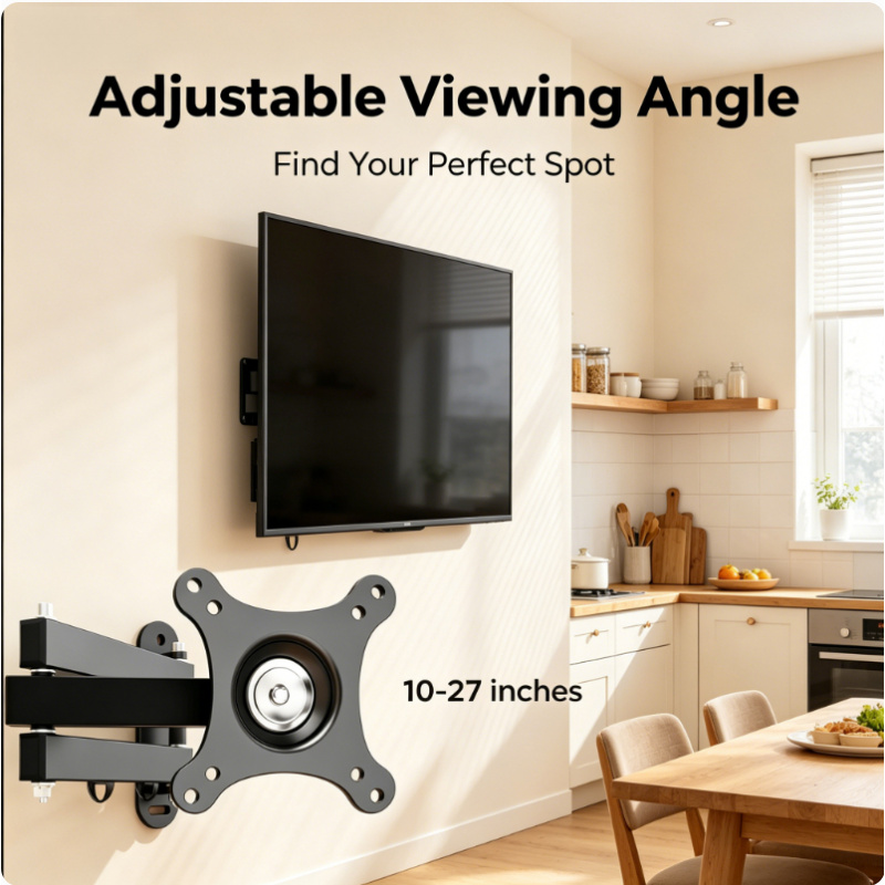 10-27 Inch Universal TV Wall M - Flat Panel Mount Tilt 评论和价格
