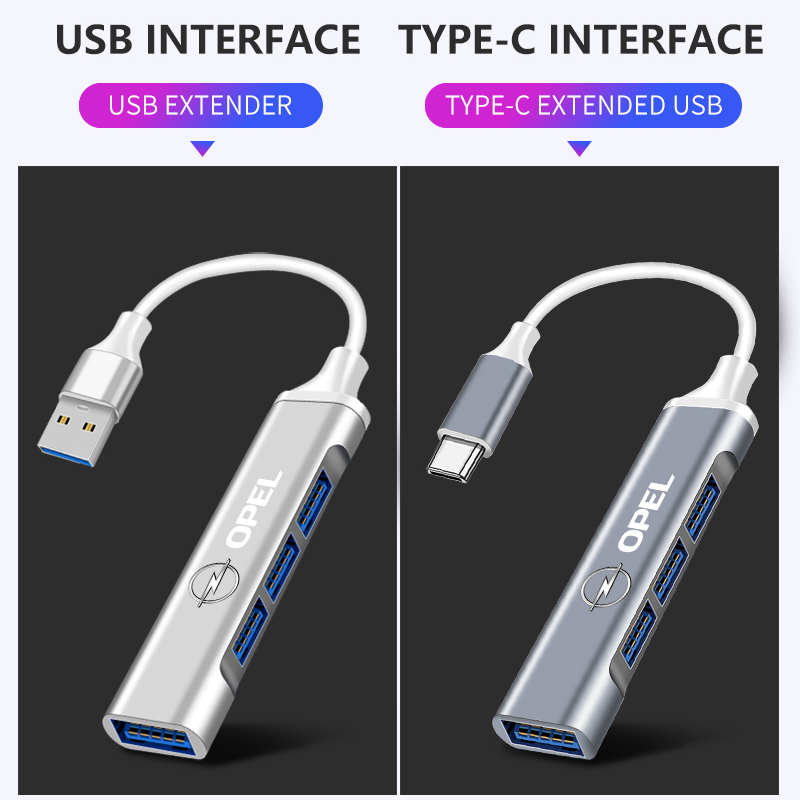 Car USB Hub Splitter Docking S - Docking Station Usb C 评论和价格