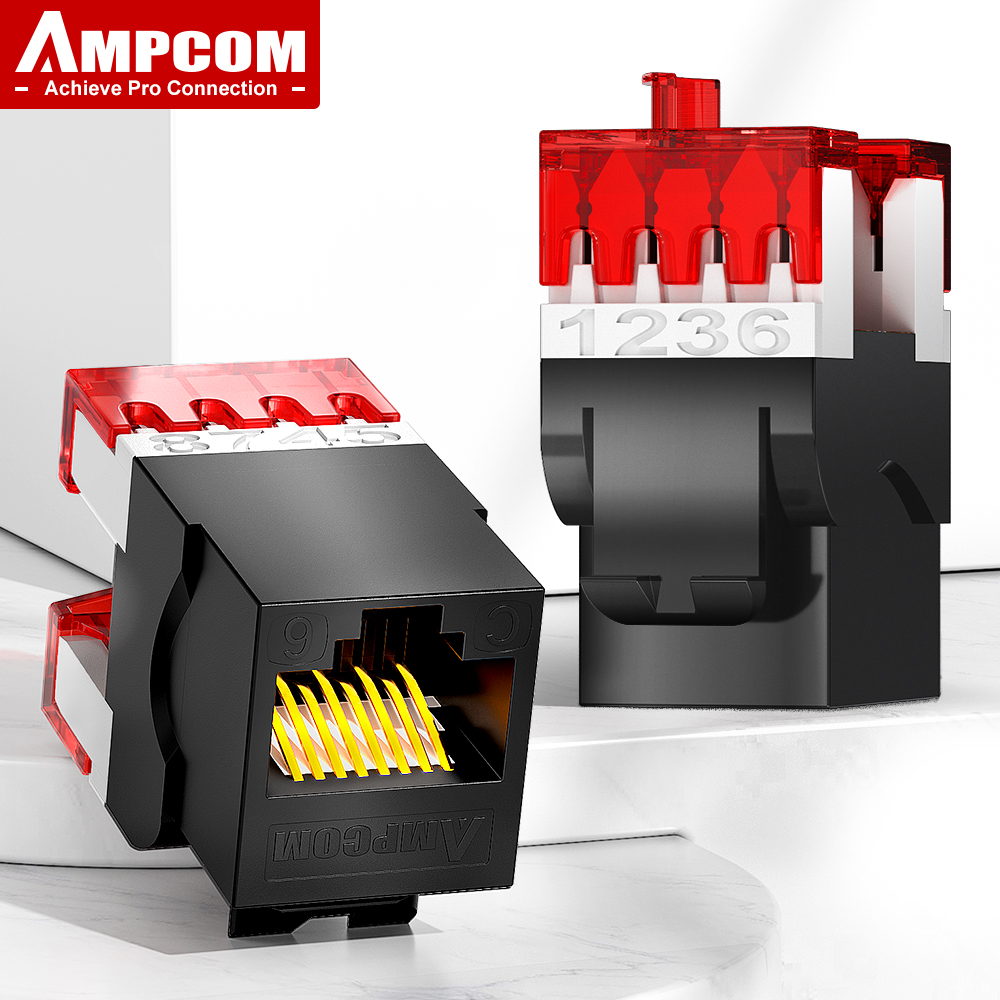 AMPCOM CAT6 RJ45 Keystone Jack - Patch Panel Cat6 评论和价格