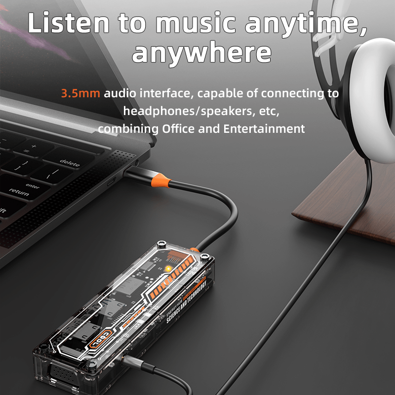 6-in-1 USB C Hub for MacBook P - Docking Station Usb C 评论和价格