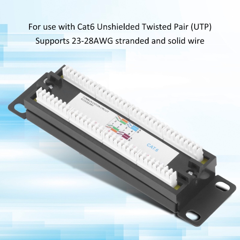 8 Ports Wall Mount Network Pat - Patch Panel Cat6 评论和价格