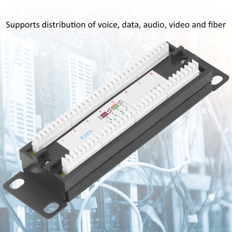 8 Ports Wall Mount Network Pat - Patch Panel Cat6 评论和价格