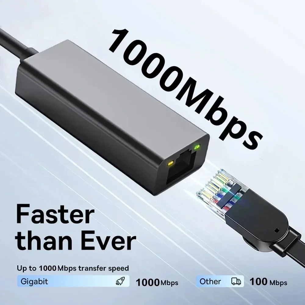 Type C Ethernet Adapter USB 3. - Gigabit Network Card 评论和价格