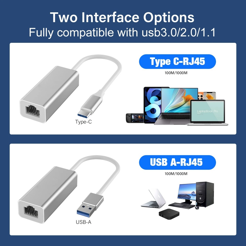Type C Ethernet Adapter USB 3. - Gigabit Network Card 评论和价格