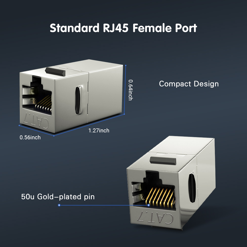 ZoeRax CAT7 CAT6A CAT6 Coupler - Patch Panel Cat6 评论和价格