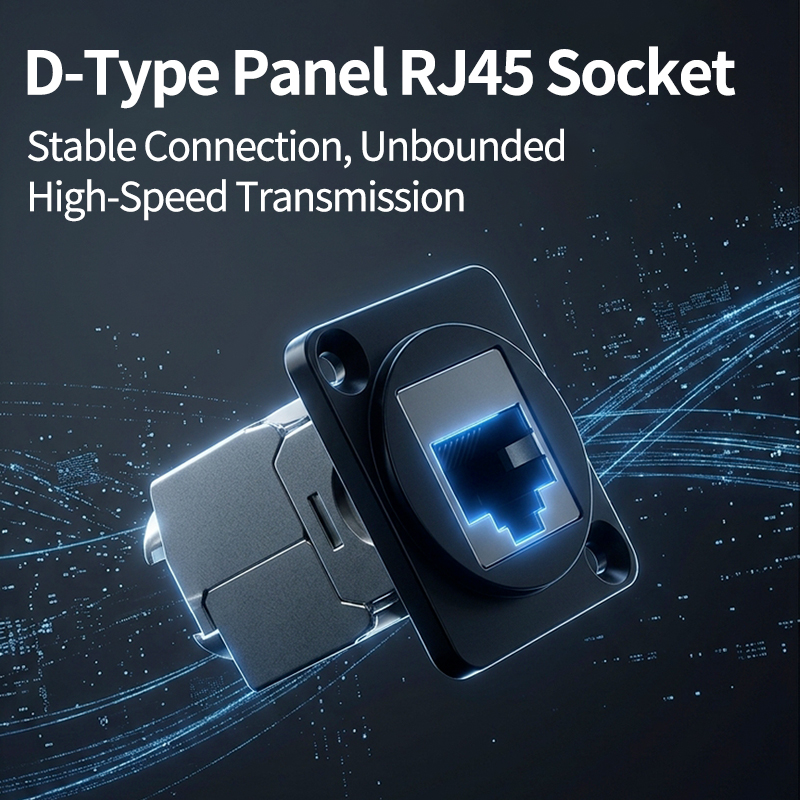 D-Type Panel Mount RJ45 Socket - Patch Panel Cat6 评论和价格