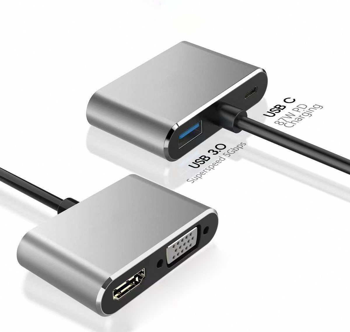 4K USB Type C to VGA 1080P USB - Docking Station Usb C 评论和价格