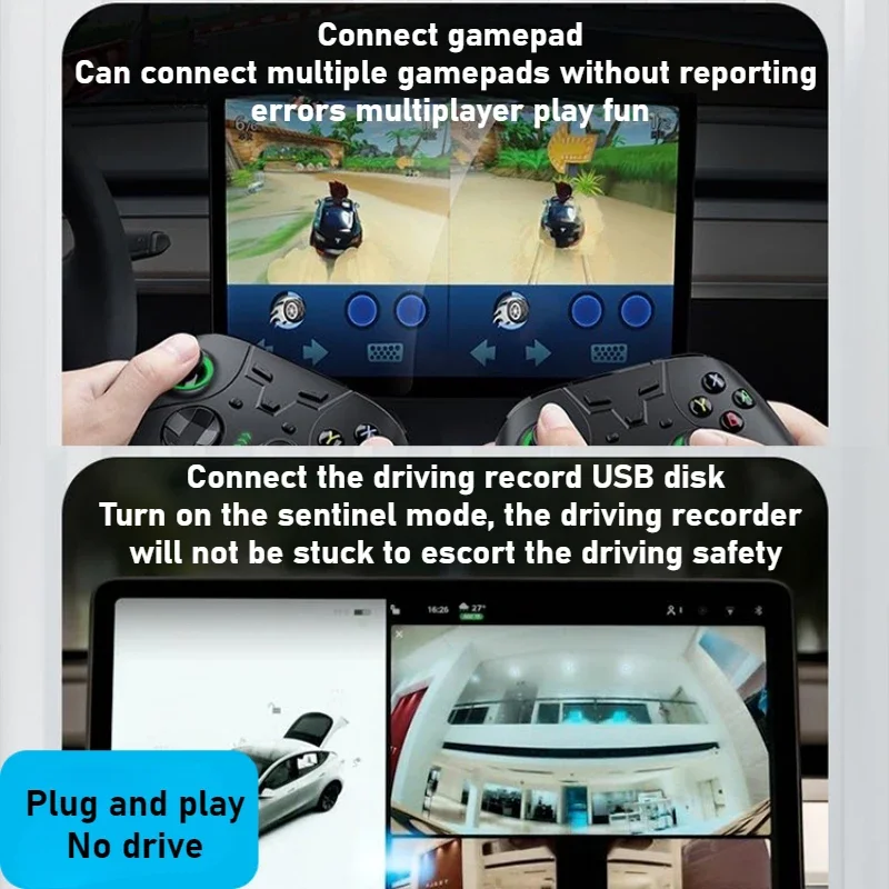 4-in-1 Glove Box Docking Stati - Docking Station Usb C 评论和价格