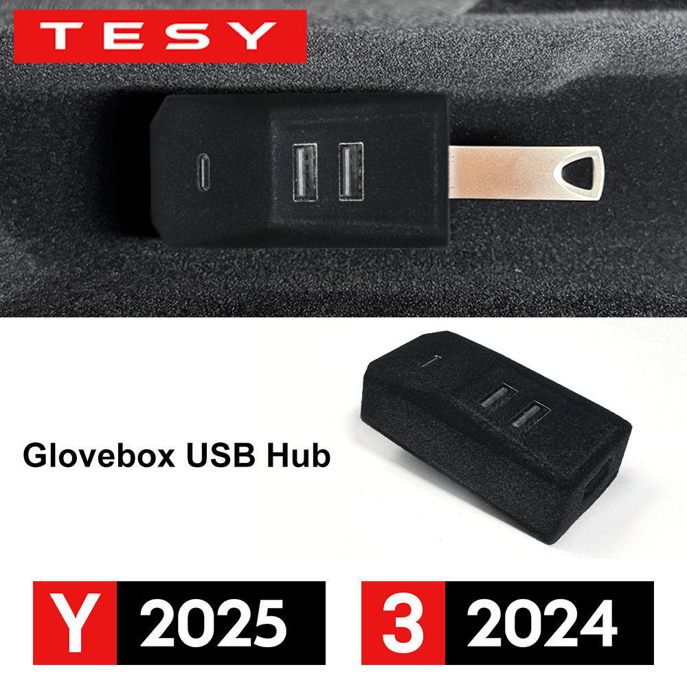 Glovebox USB Hub For Tesla New - Docking Station Usb C 评论和价格